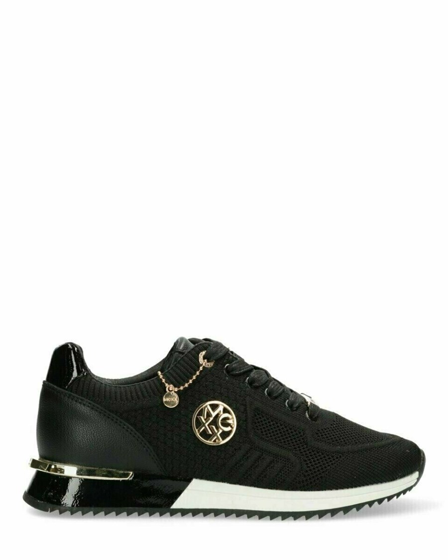 Mexx Sneaker Gitte glitter Black Czarne | WPJBR9740