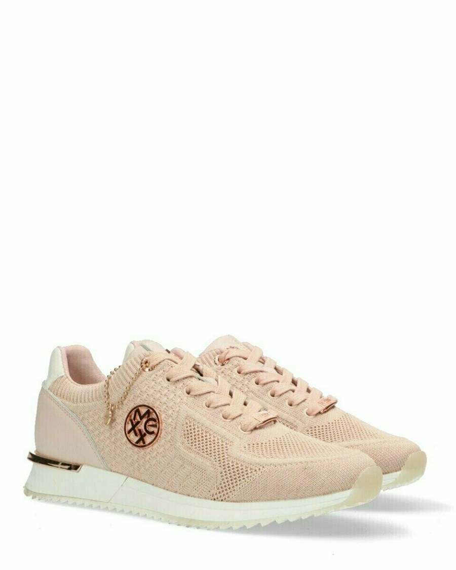 Mexx Sneaker Gitte glitter Old Pink Różowe | DGATO4261