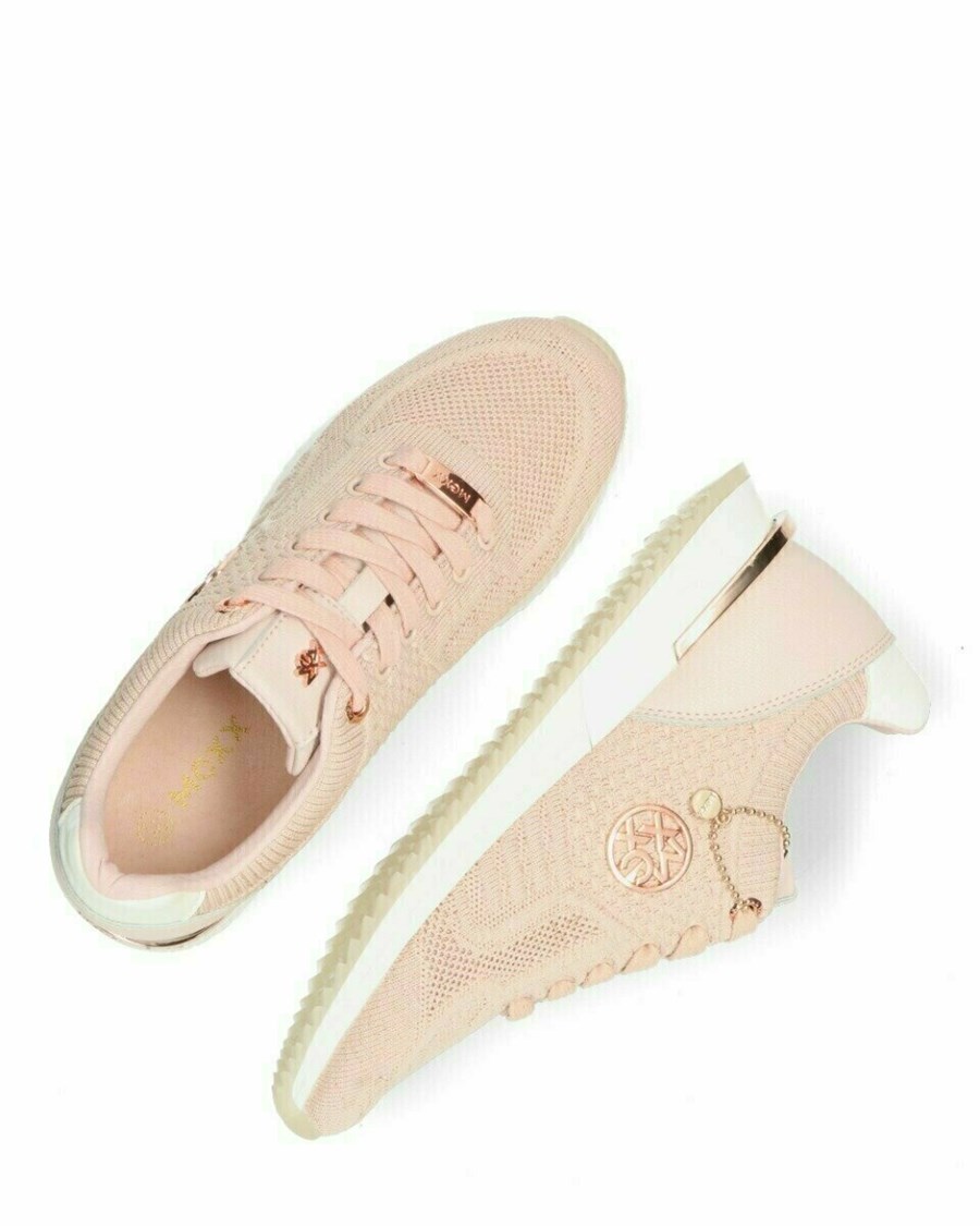 Mexx Sneaker Gitte glitter Old Pink Różowe | DGATO4261