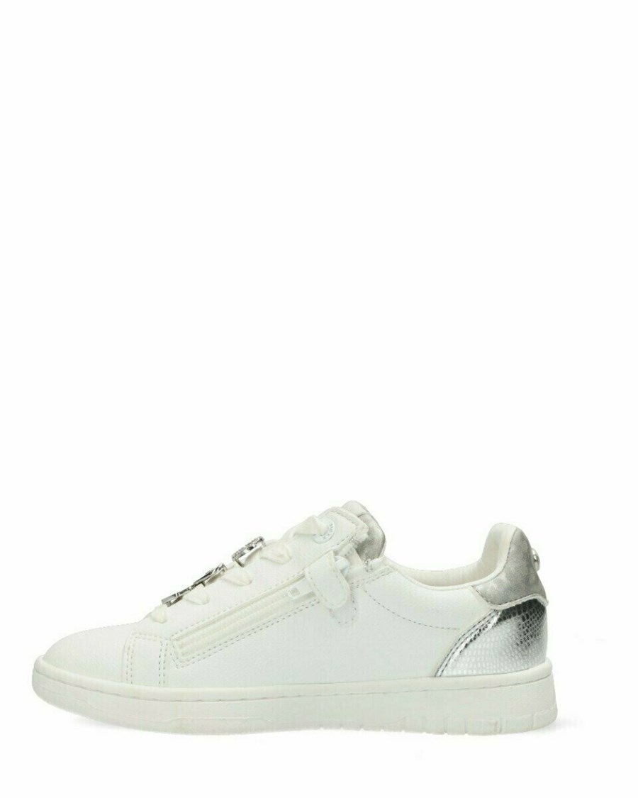 Mexx Sneaker Golde White/Silver Białe | GRMNW9527