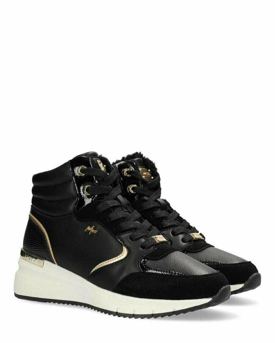 Mexx Sneaker Haley Black Czarne | HQXNZ6128