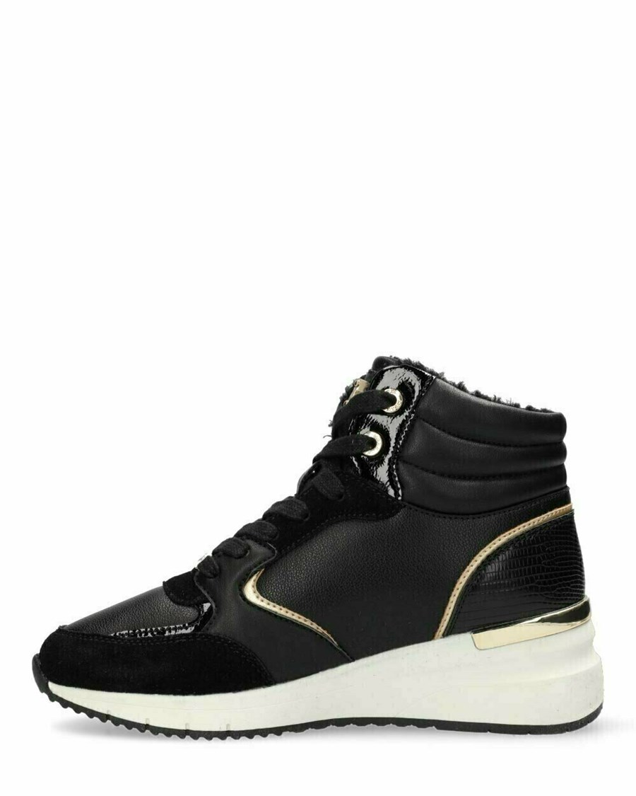 Mexx Sneaker Haley Black Czarne | HQXNZ6128