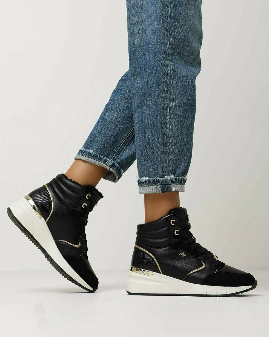 Mexx Sneaker Haley Black Czarne | HQXNZ6128