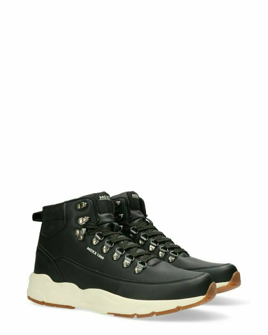 Mexx Sneaker Hoffman Black Czarne | QGTVJ9432