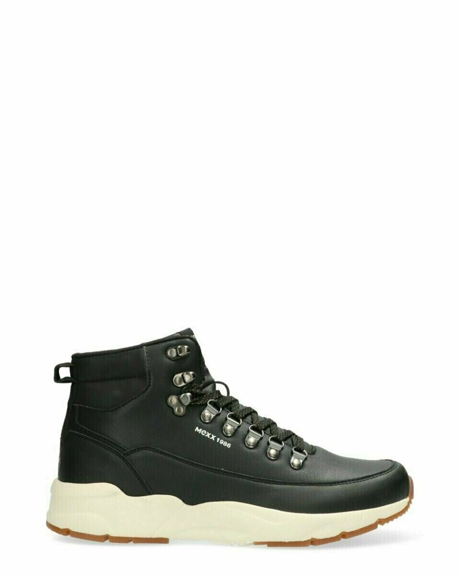 Mexx Sneaker Hoffman Black Czarne | QGTVJ9432