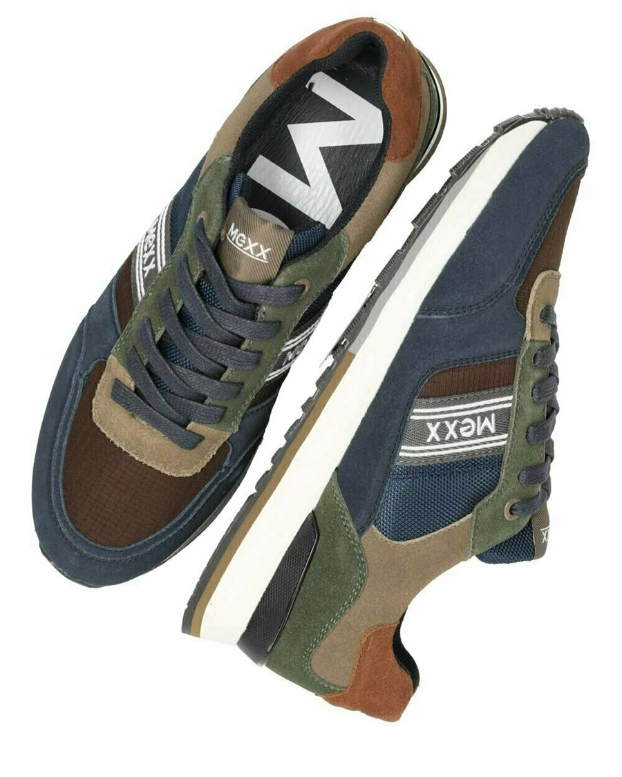 Mexx Sneaker Hoover Dark Blue/Navy Niebieskie | ETCRW6071