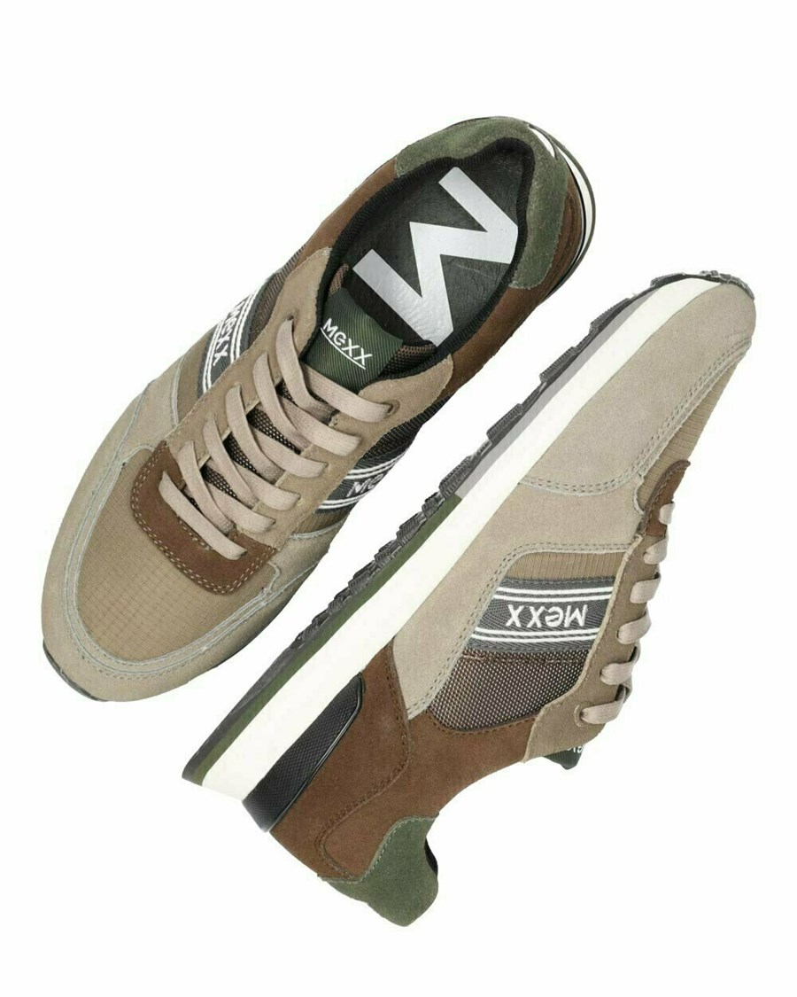 Mexx Sneaker Hoover Taupe/Dark Brown Taupe | XPHGZ8234