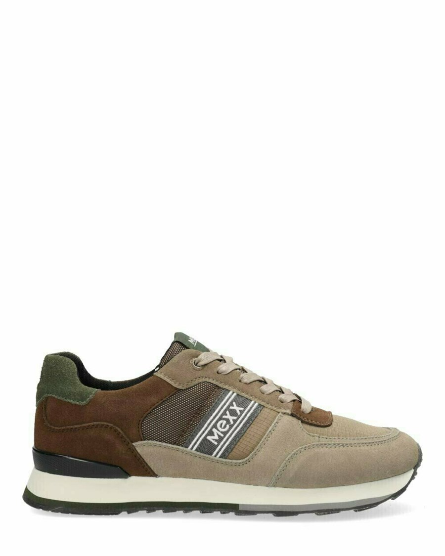 Mexx Sneaker Hoover Taupe/Dark Brown Taupe | XPHGZ8234