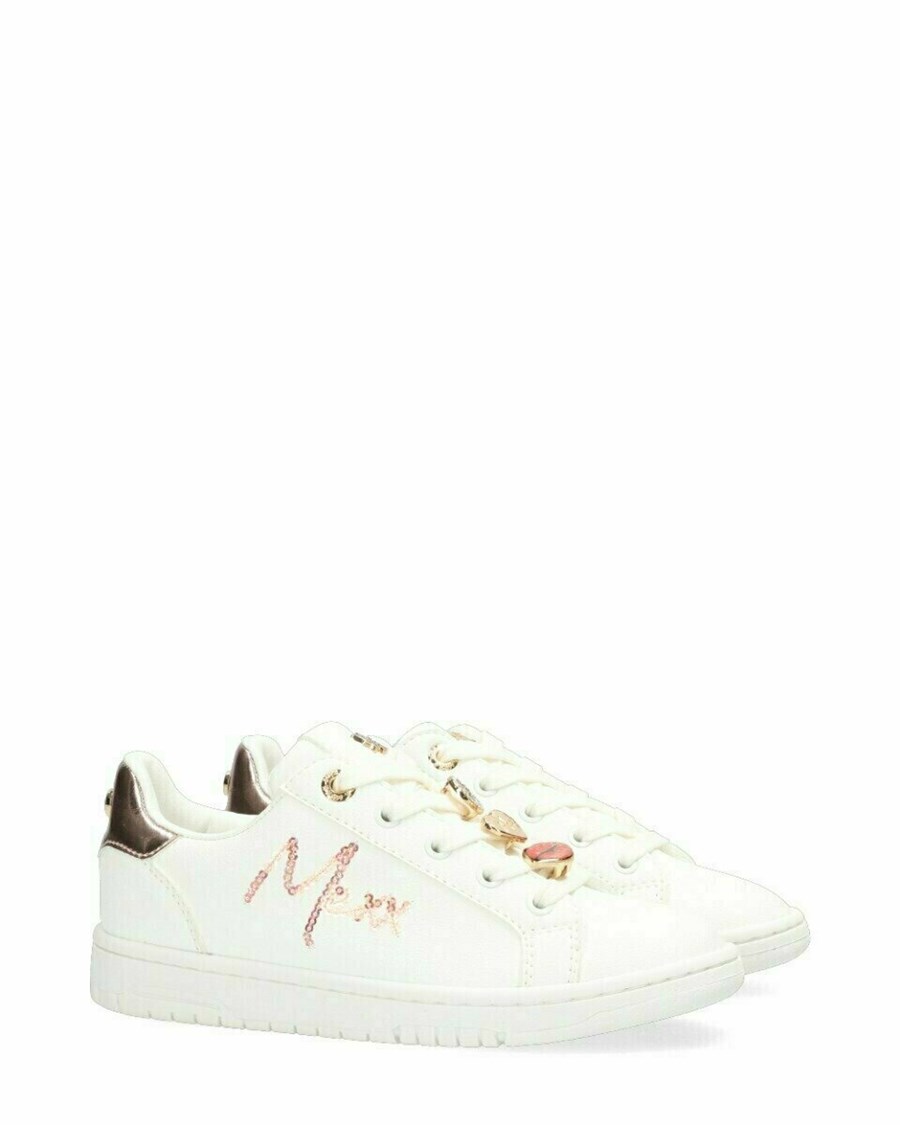 Mexx Sneaker Hoppa White/Pink Różowe | JXFMG7264