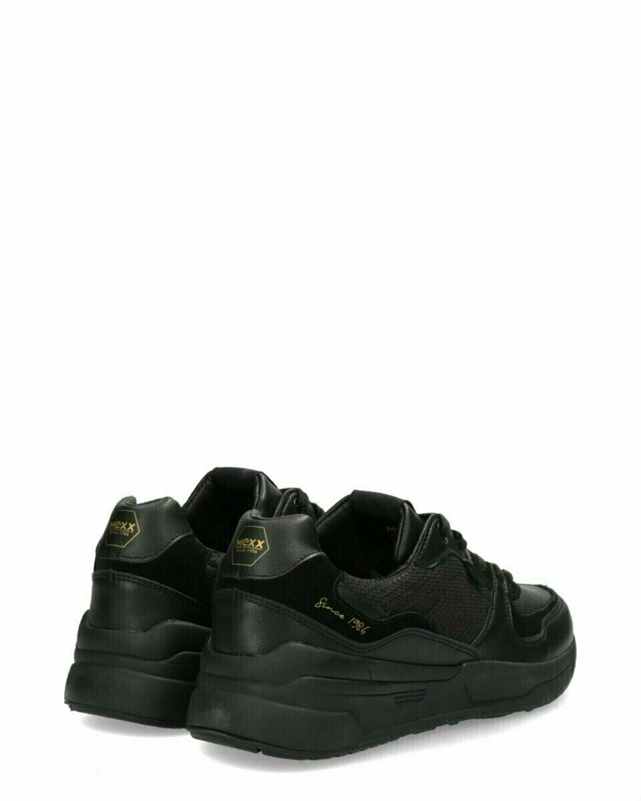 Mexx Sneaker Huxley Black Czarne | DQIMU0125