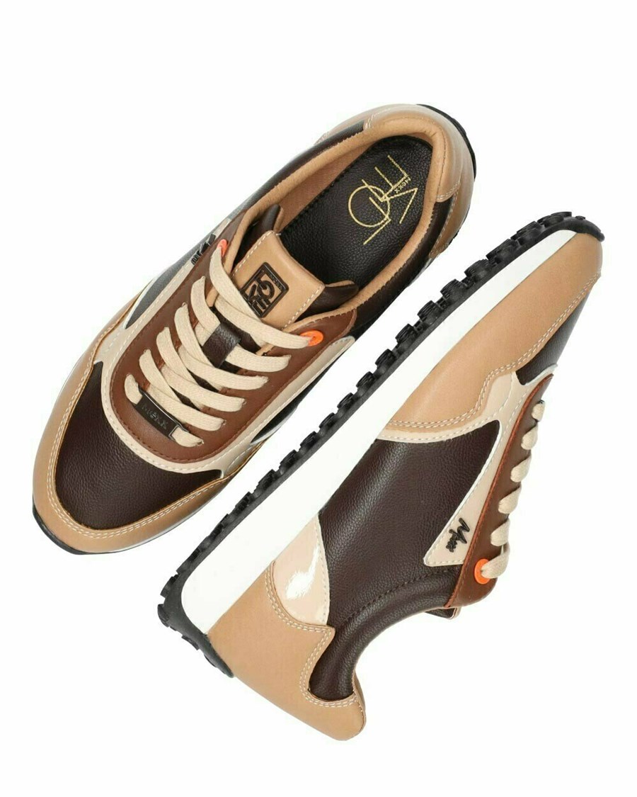 Mexx Sneaker Jade Brown Brązowe | WNQSP7124