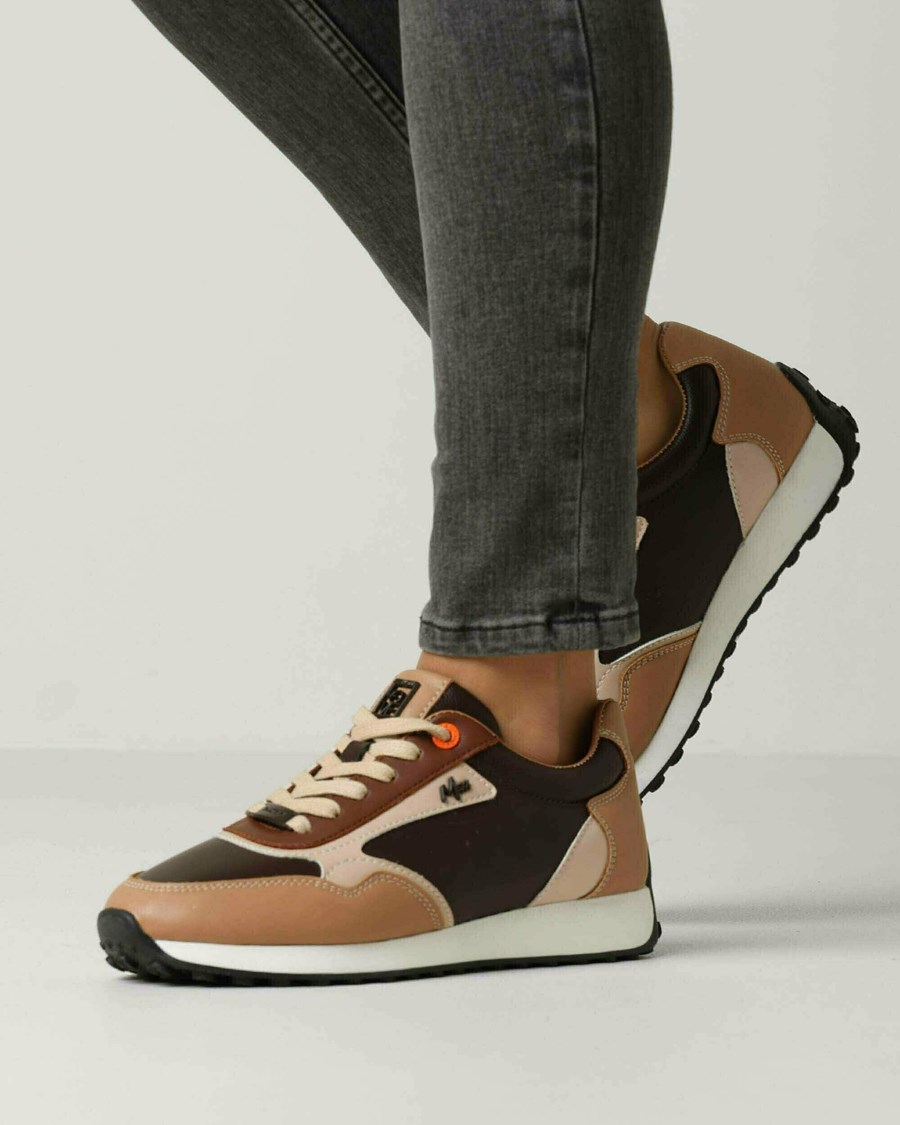 Mexx Sneaker Jade Brown Brązowe | WNQSP7124