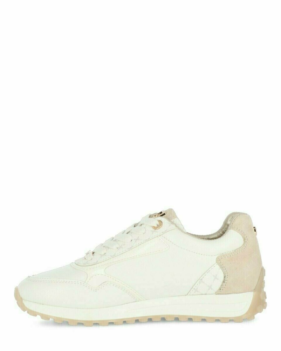 Mexx Sneaker Jade White/Gold Białe | GSPXT9753