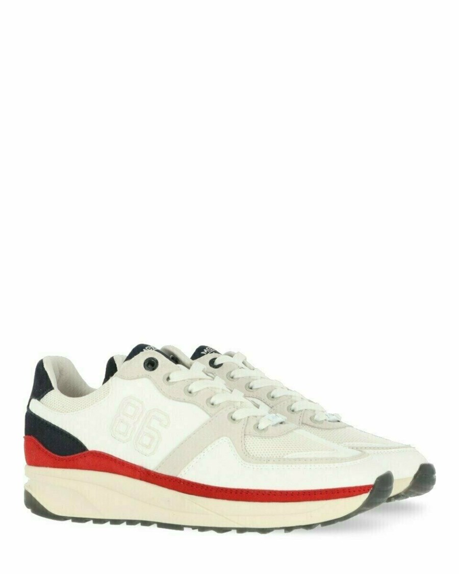 Mexx Sneaker Jamain White/Navy Białe | HMNGP0645