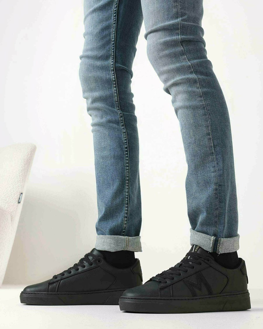 Mexx Sneaker James Black Czarne | ZHVNO3674