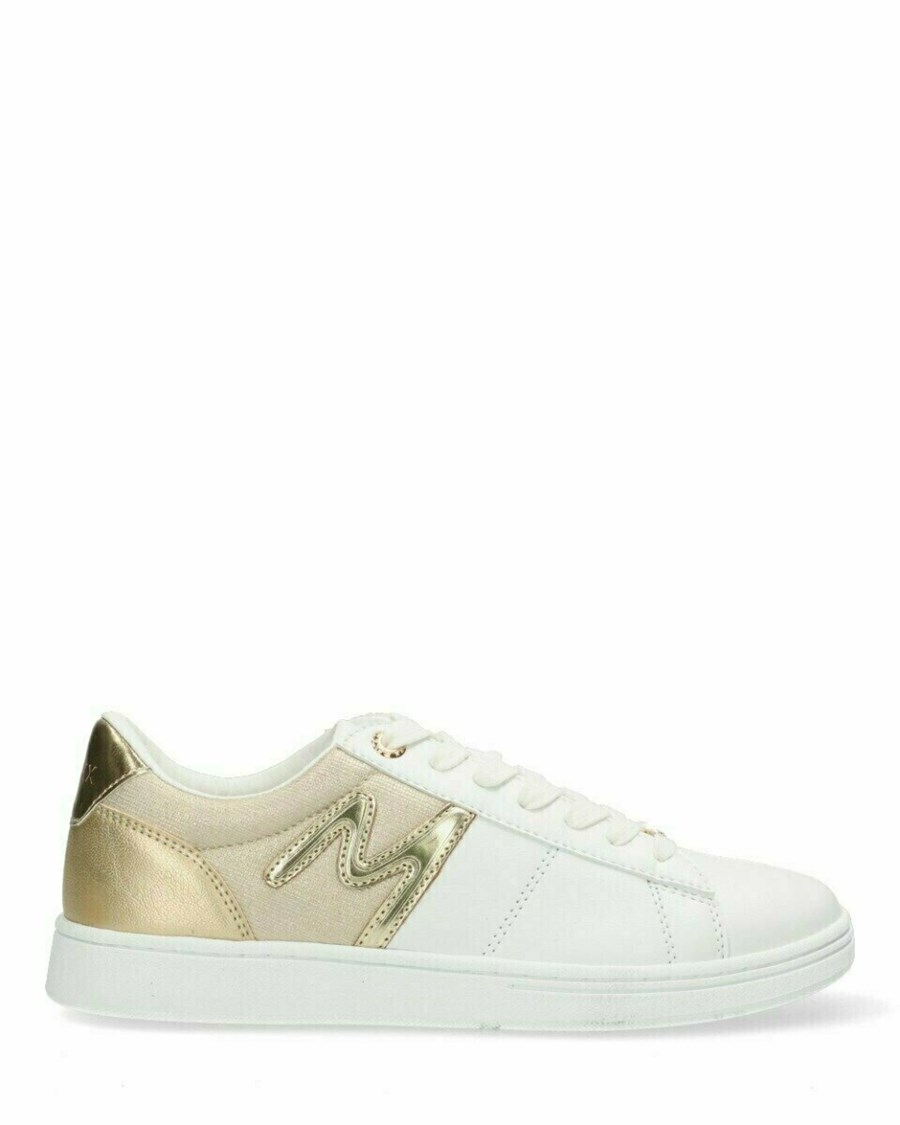 Mexx Sneaker Jexxi White/Gold Białe | SYWPF5470