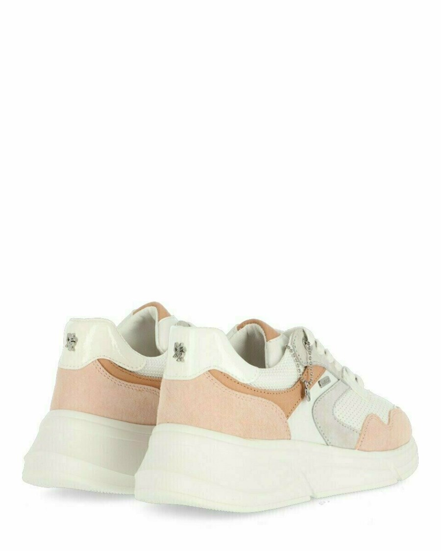 Mexx Sneaker Jilou White/Pink Różowe | ZBOYX9176