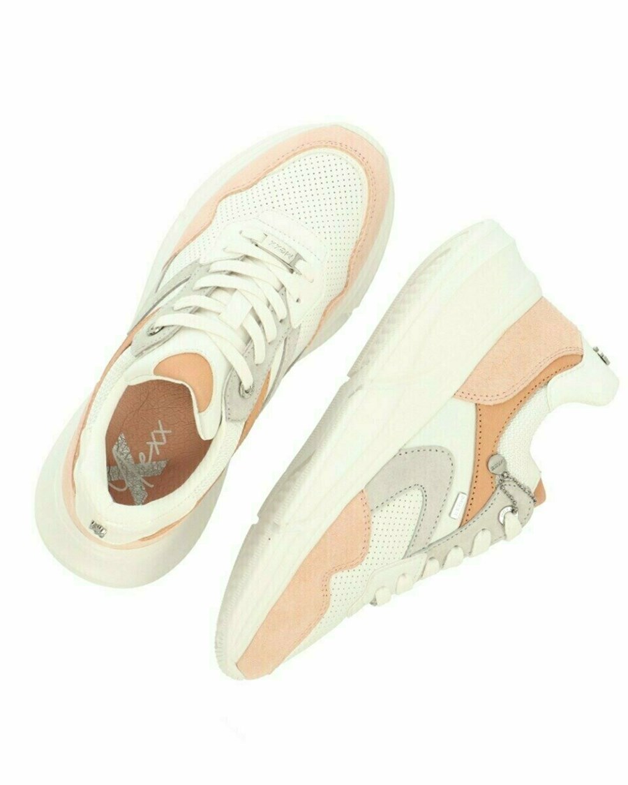 Mexx Sneaker Jilou White/Pink Różowe | ZBOYX9176