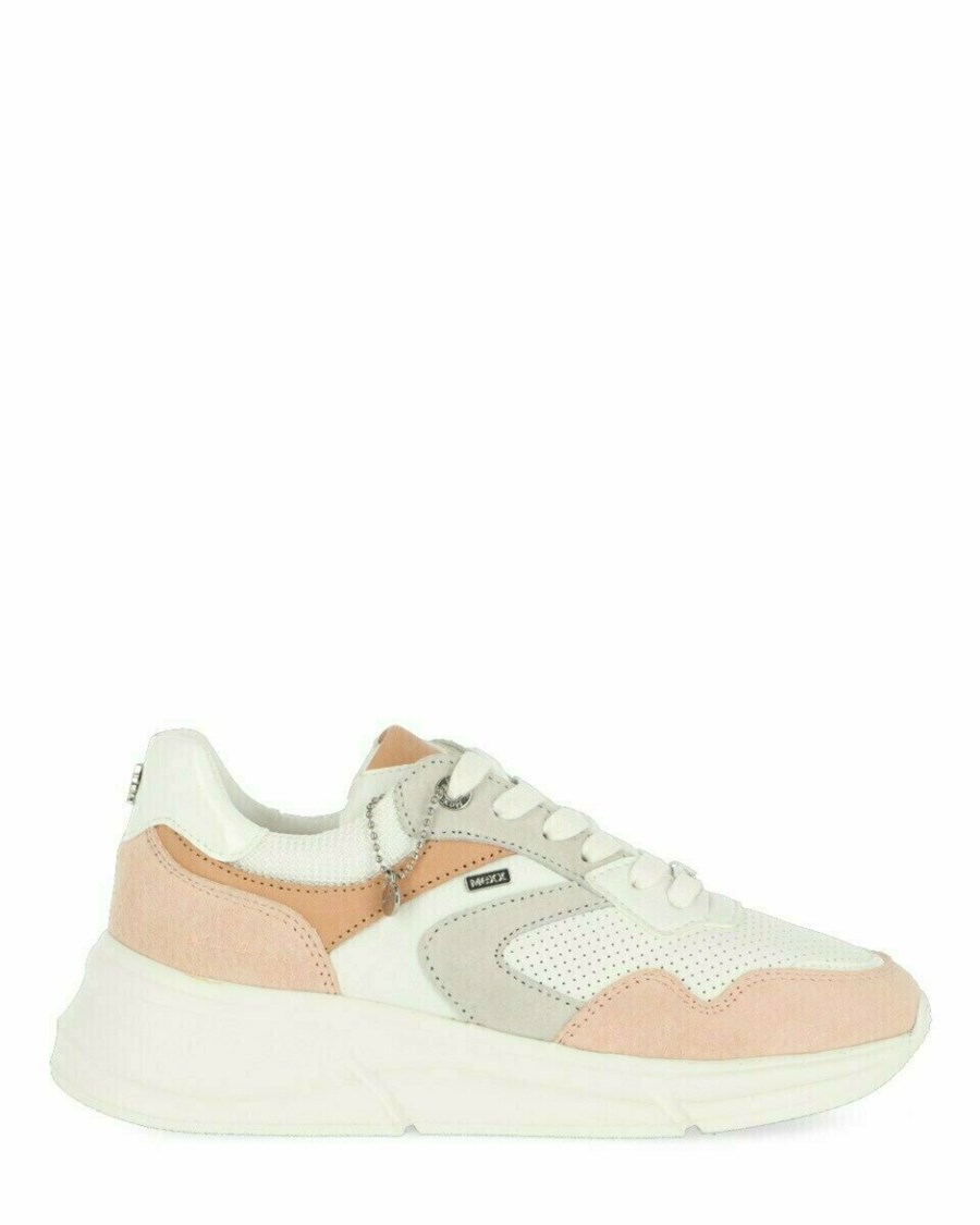 Mexx Sneaker Jilou White/Pink Różowe | ZBOYX9176