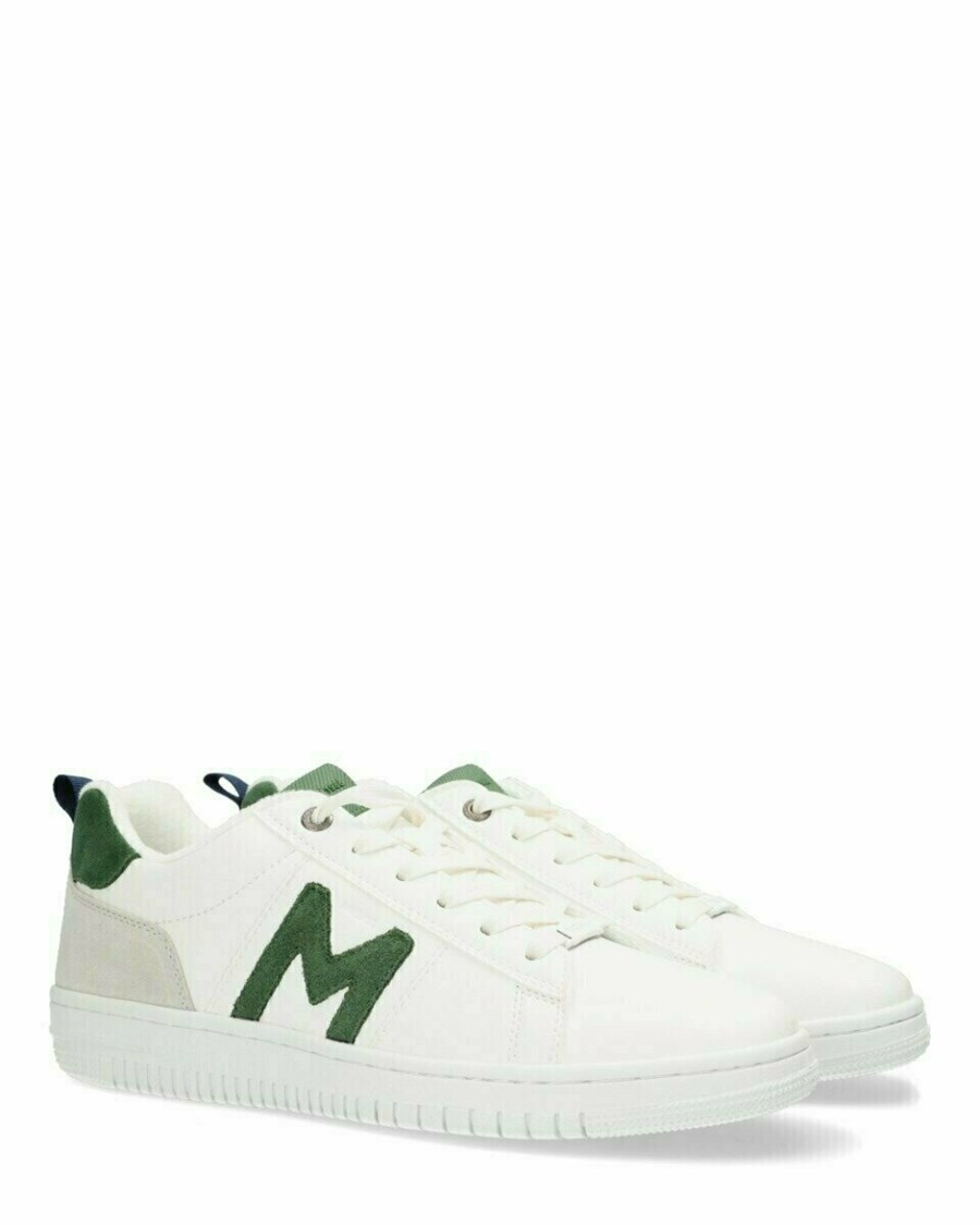 Mexx Sneaker Joah White/Green Białe | APEYS0281