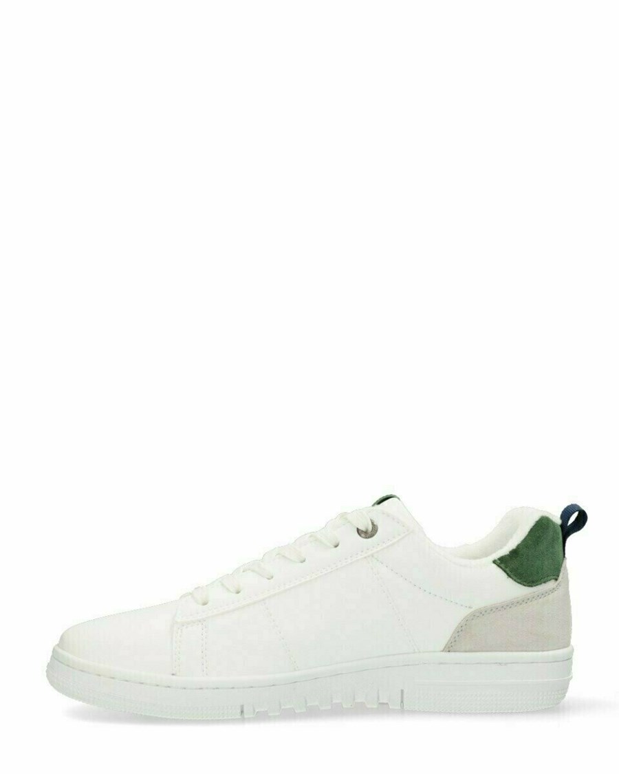 Mexx Sneaker Joah White/Green Białe | APEYS0281