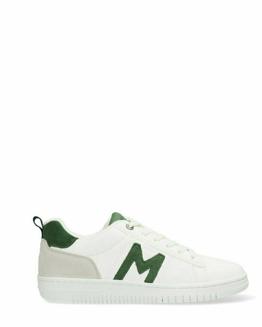 Mexx Sneaker Joah White/Green Białe | APEYS0281