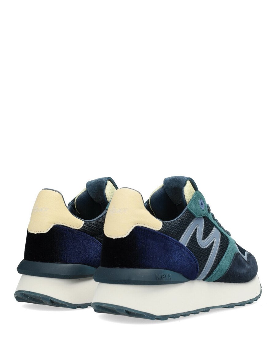 Mexx Sneaker Juju Dark Navy/Yellow Niebieskie | QAGJY6871