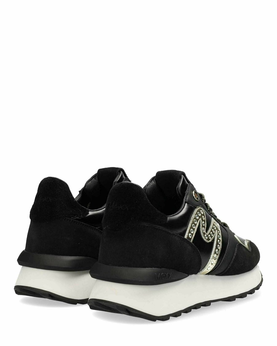 Mexx Sneaker Juju Spark Black Czarne | VCAWI9874