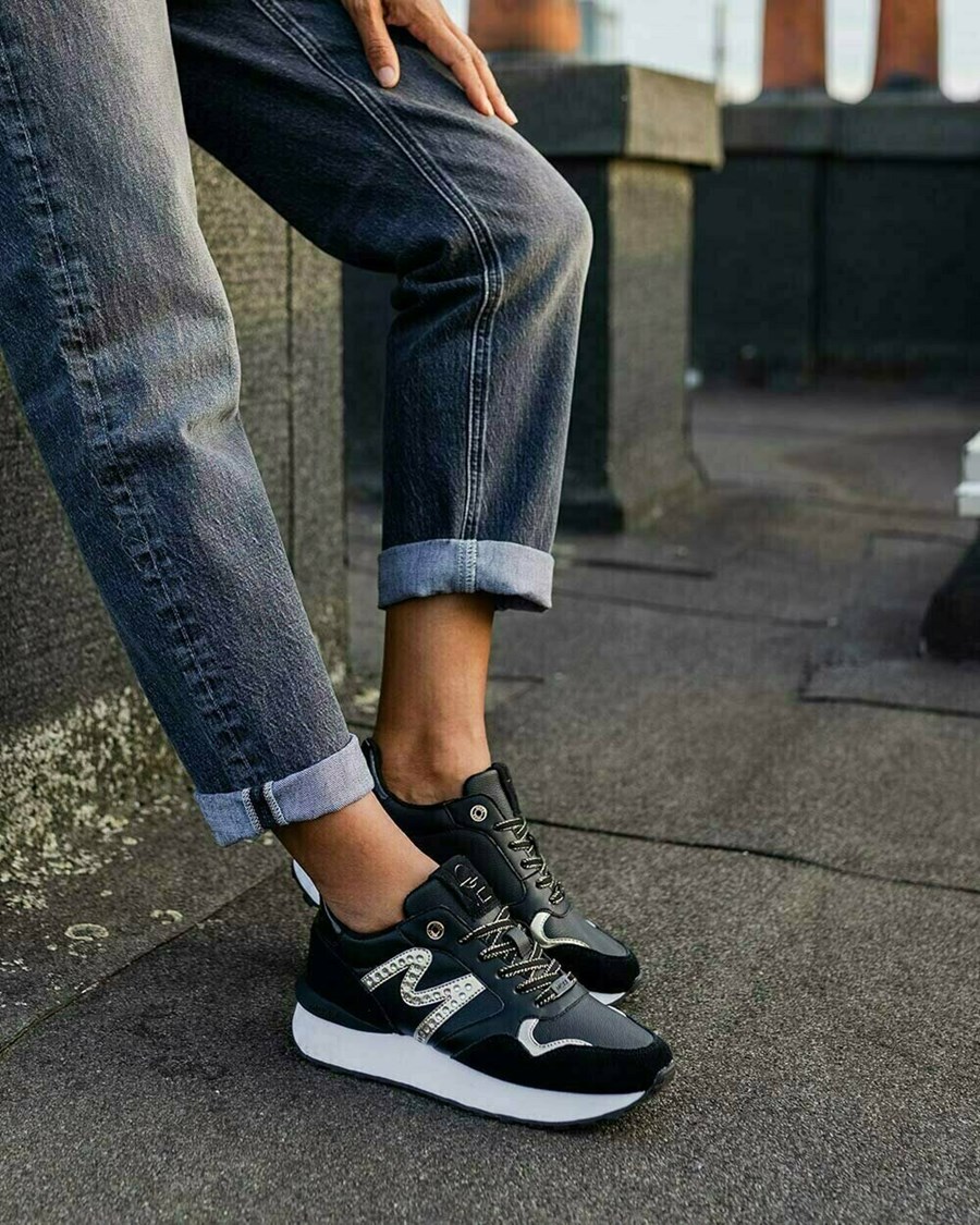 Mexx Sneaker Juju Spark Black Czarne | VCAWI9874