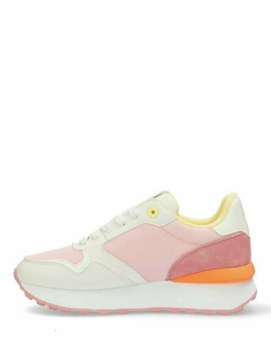 Mexx Sneaker Juju White/Pink Różowe | IUCWM1724