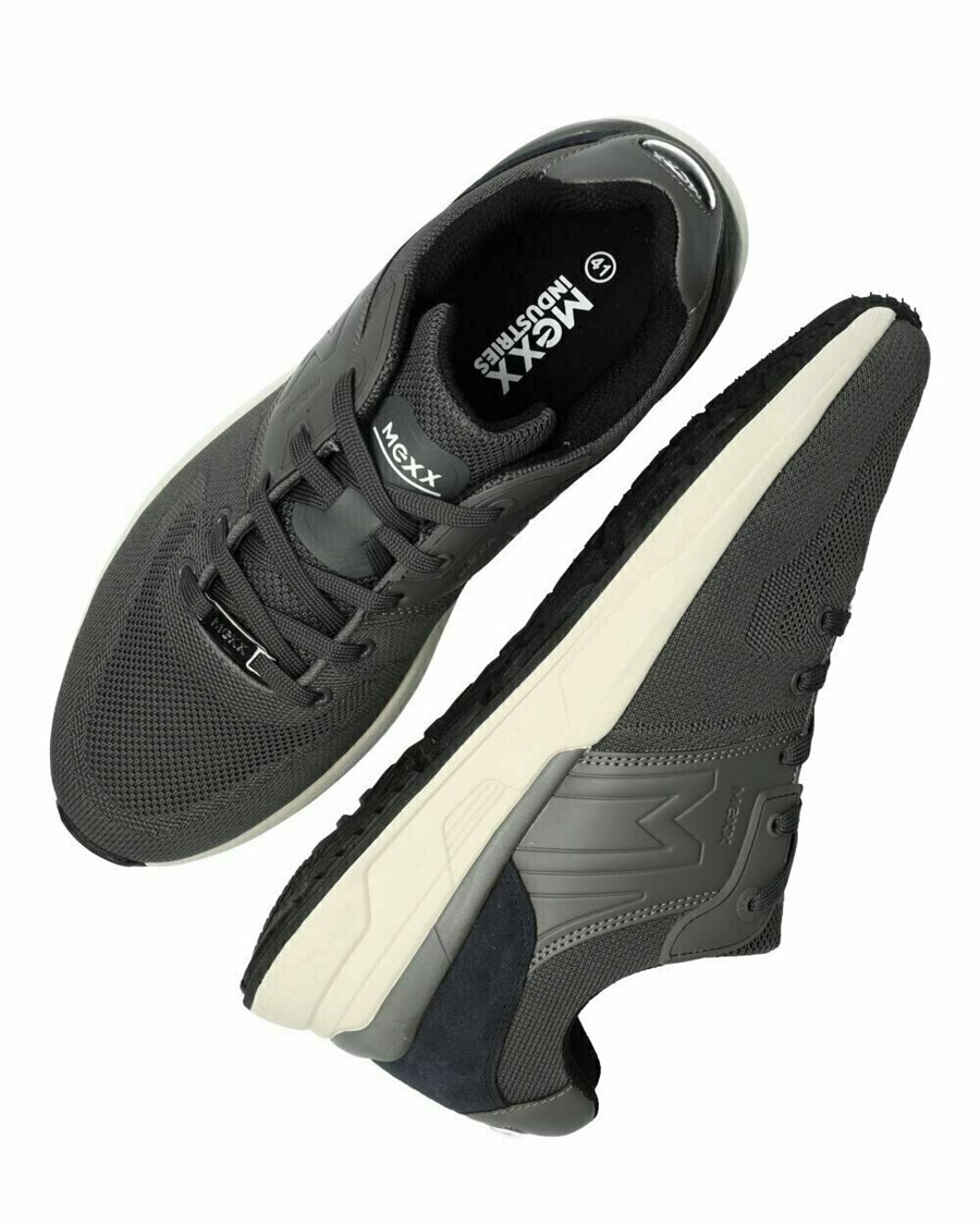 Mexx Sneaker Kaleb Grey Szare | EADSH3684