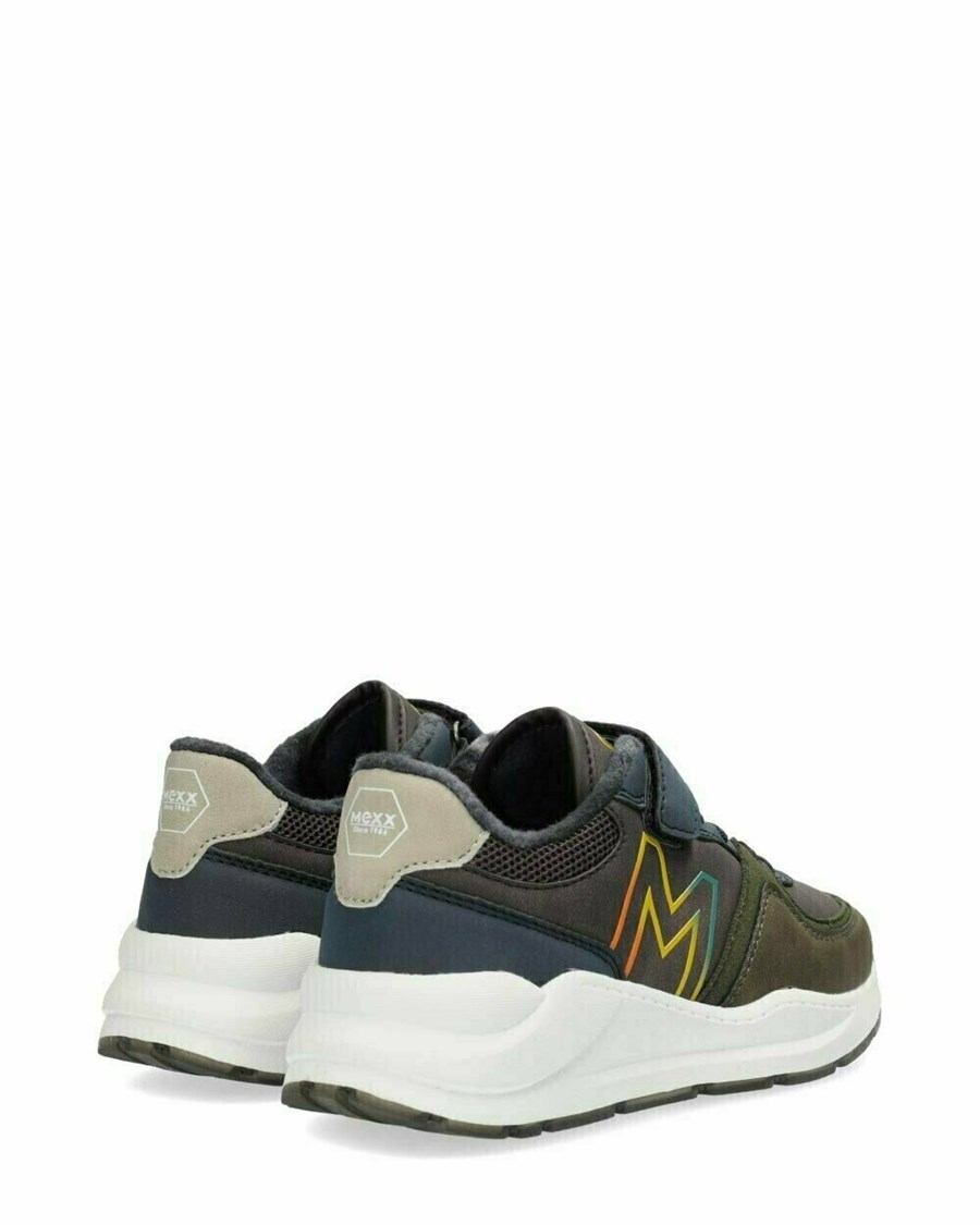 Mexx Sneaker Kamain Olive/Dark Brown Zielone | DLHJK4279