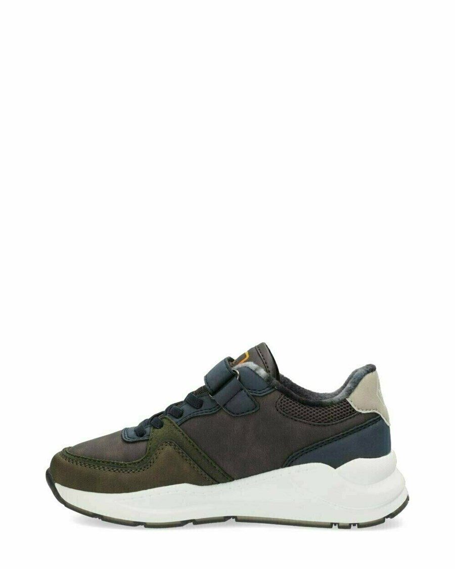 Mexx Sneaker Kamain Olive/Dark Brown Zielone | DLHJK4279