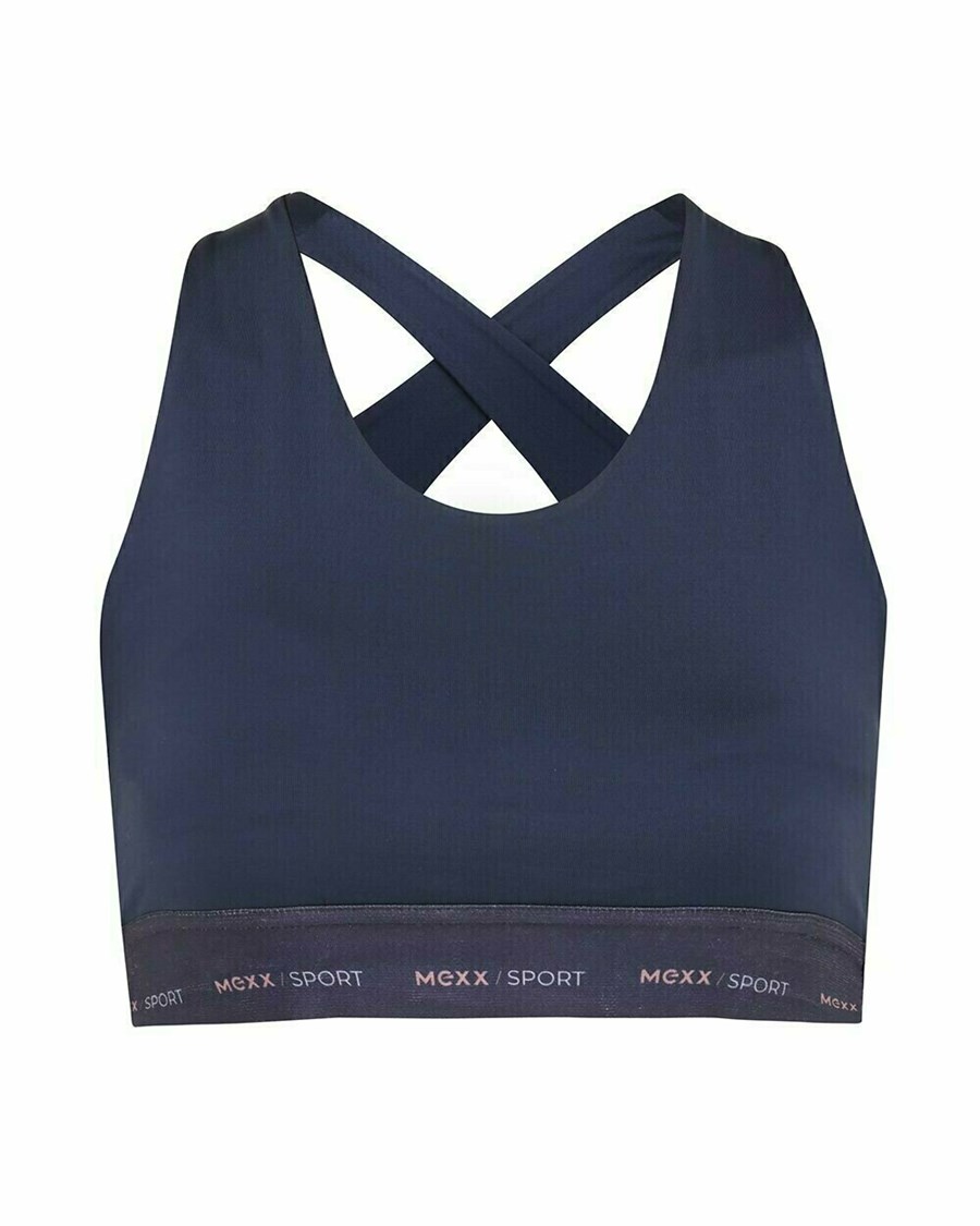 Mexx Sportsbra Navy Niebieskie | NBFES0948