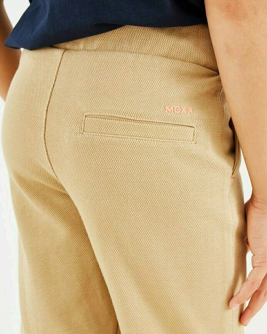 Mexx Structure short Sand Beżowe | OAKNX1847