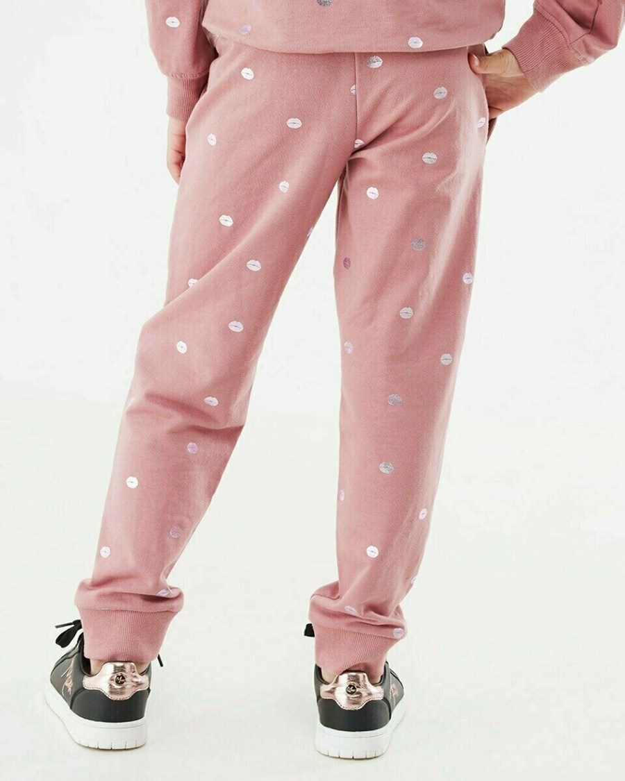 Mexx Sweat pants loose fit Old Pink Różowe | VATKD8731