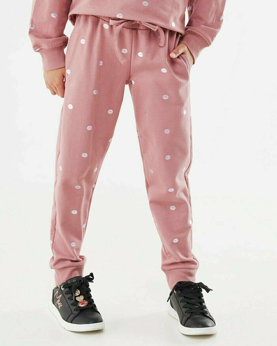 Mexx Sweat pants loose fit Old Pink Różowe | VATKD8731