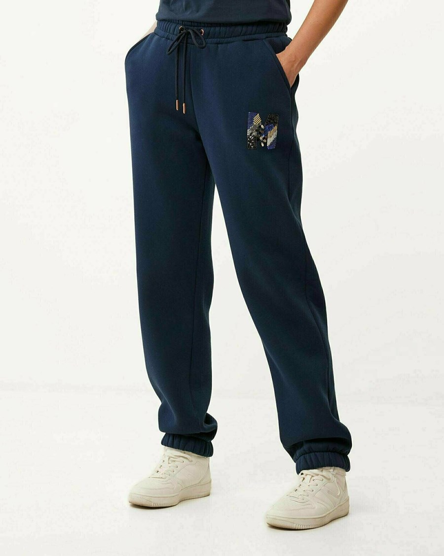 Mexx Sweatpants Navy Niebieskie | ZISTW7052