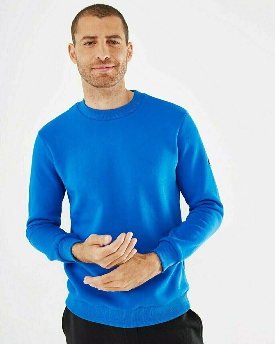 Mexx Sweatshirt Cobalt Niebieskie | LHIGK8390