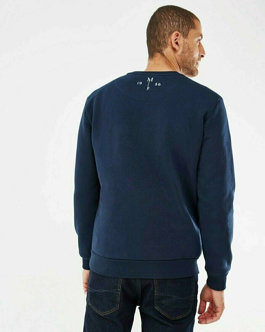 Mexx Sweatshirt Navy Niebieskie | OKARV1069