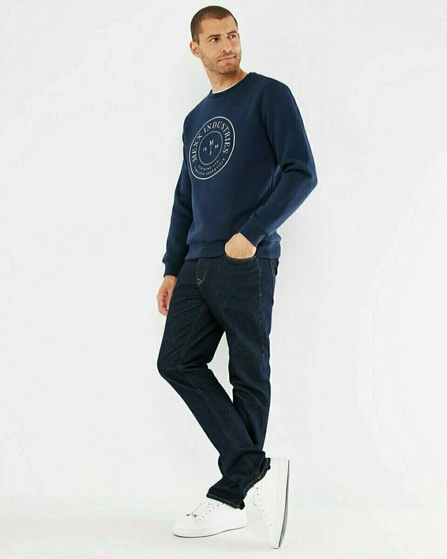 Mexx Sweatshirt Navy Niebieskie | TSFMU6581