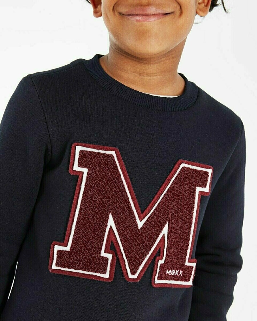 Mexx Sweatshirt Navy Niebieskie | YKPBD0169