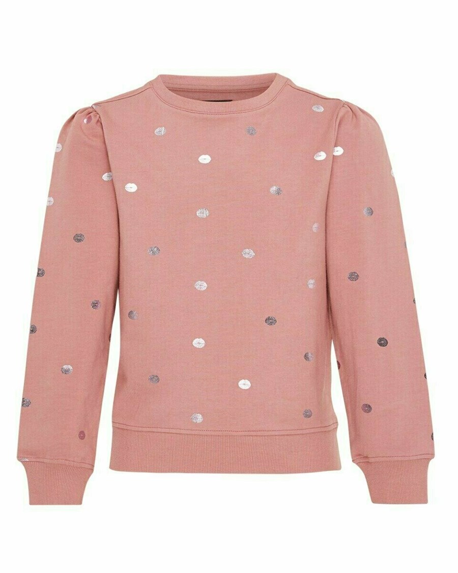 Mexx Sweatshirt crewneck Old Pink Różowe | FZNCM6085