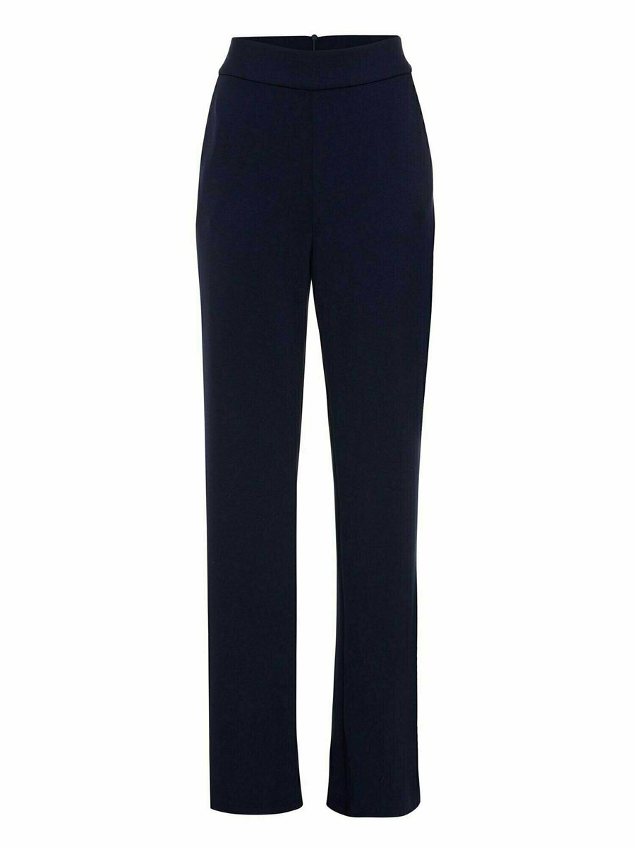 Mexx Szerokie leg jersey pants Navy Niebieskie | FTAXW8426