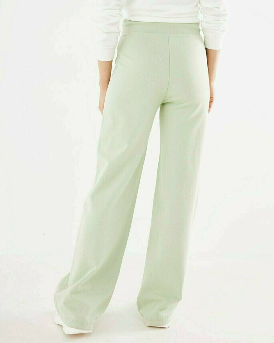 Mexx Szerokie leg pants Mint Green Zielone | KPAOS3296