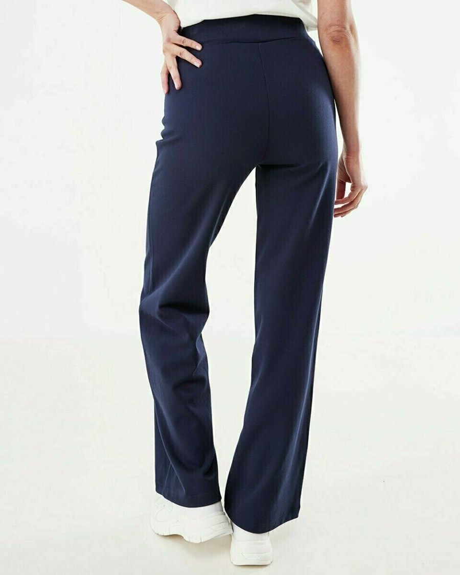 Mexx Szerokie leg pants Navy Niebieskie | ITSRH0623