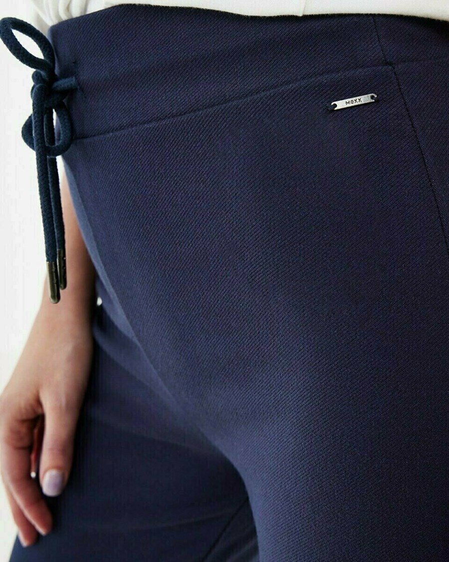 Mexx Szerokie leg pants Navy Niebieskie | ITSRH0623