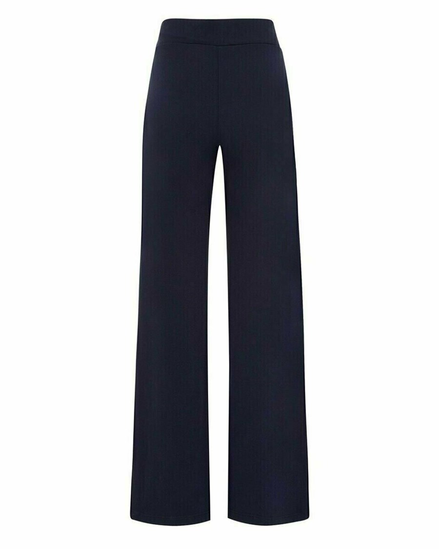 Mexx Szerokie leg pants Navy Niebieskie | ITSRH0623