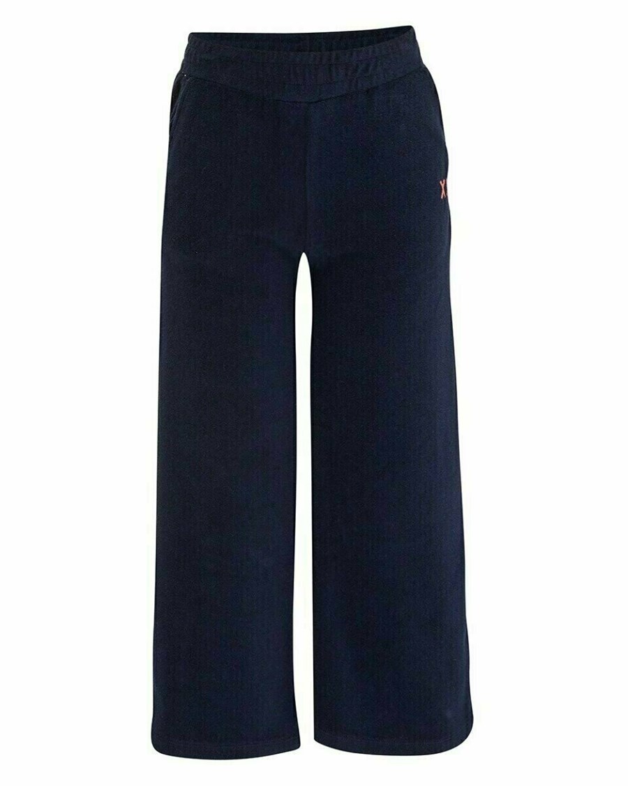 Mexx Szerokie toweling pants Navy Niebieskie | OEKZH4376