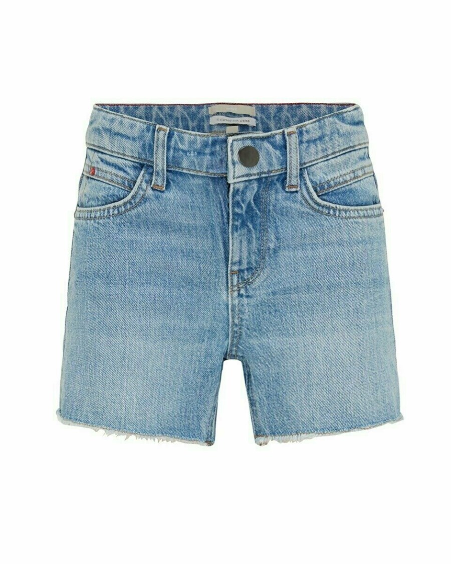 Mexx TINA SHORT Mid waist/ Regular leg denim Light Bleach Niebieskie | LQKPO0946